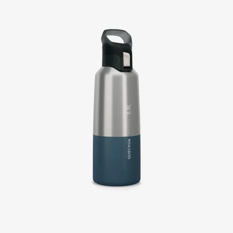 0 8l stainless steel insulated water bottle with quick release cap ideal for hiking