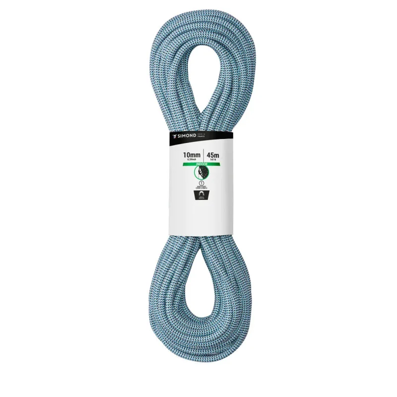 10mm x 45m blue indoor climbing rope high quality performance