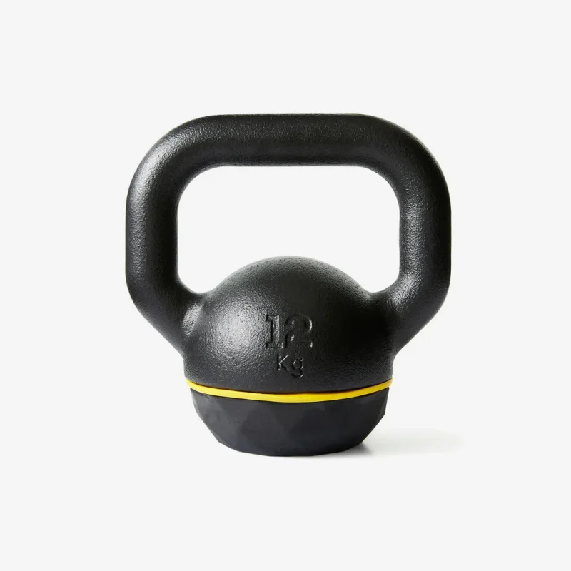 12kg cast iron kettlebell w rubber base