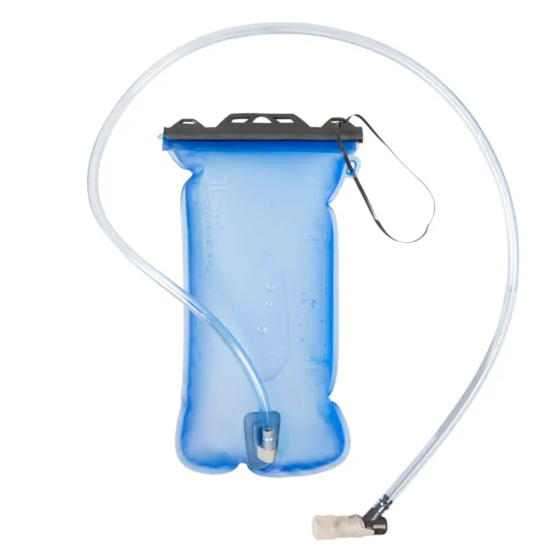 1l hydration bladder clear blue reversible design