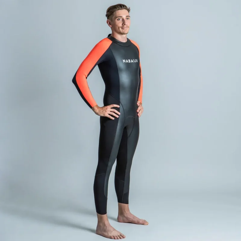 2 1 8mm men s glideskin neoprene open water wetsuit ows 100