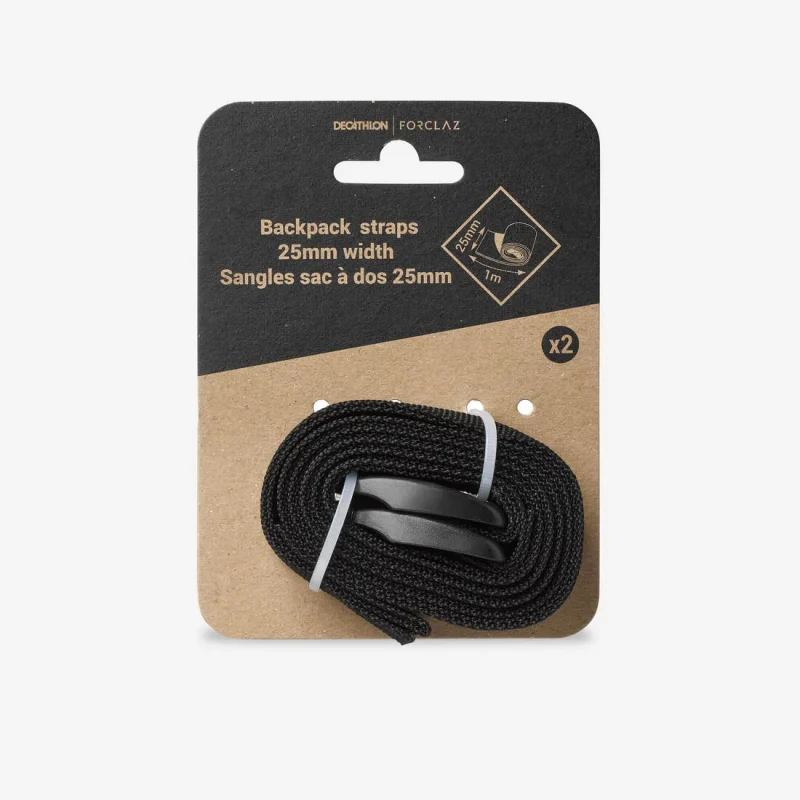 2 pack 25mm x 1m backpack tightening straps easy return policy