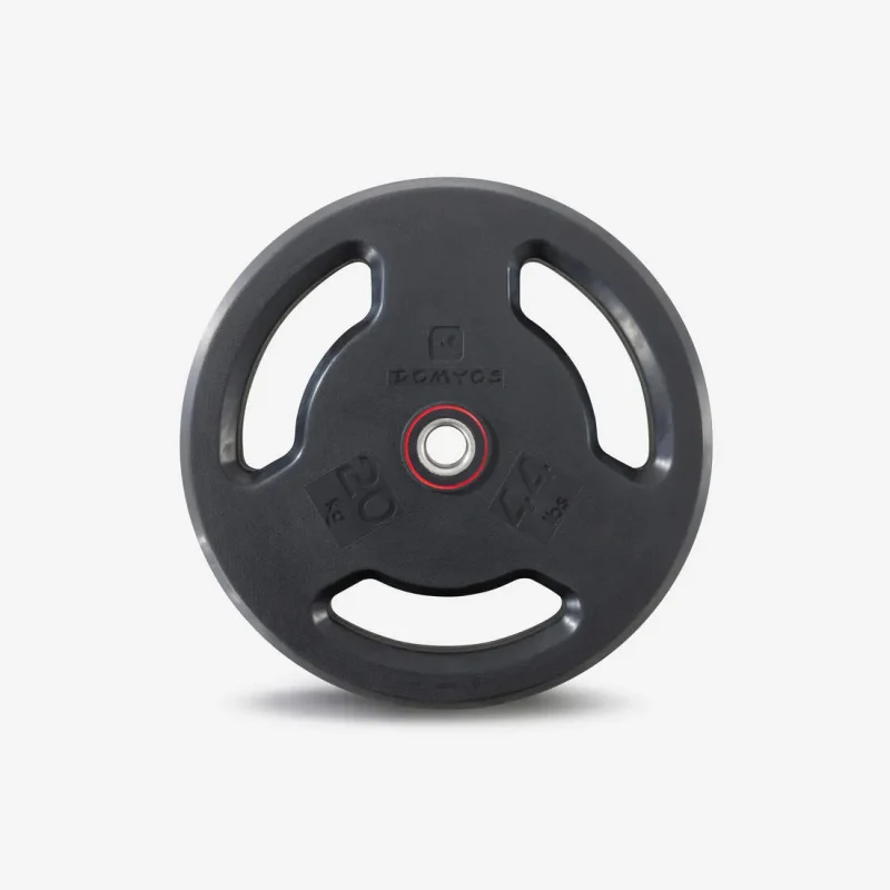 20kg rubber weight disc w handles 28mm