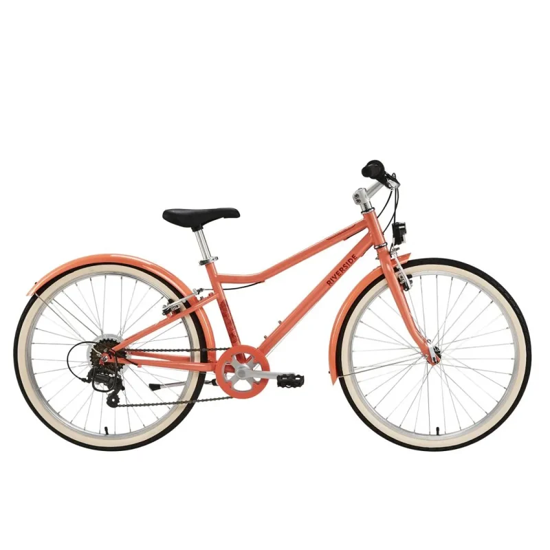 24 coral riverside 500 hybrid bike for kids 9 12 limited offer