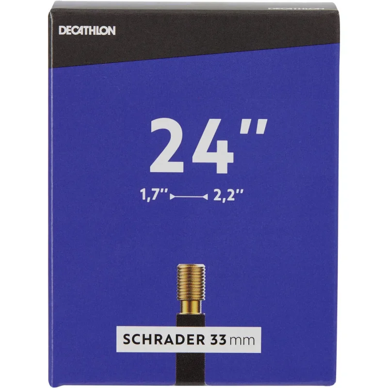 24x1 7 2 2 schrader bike inner tube easy install