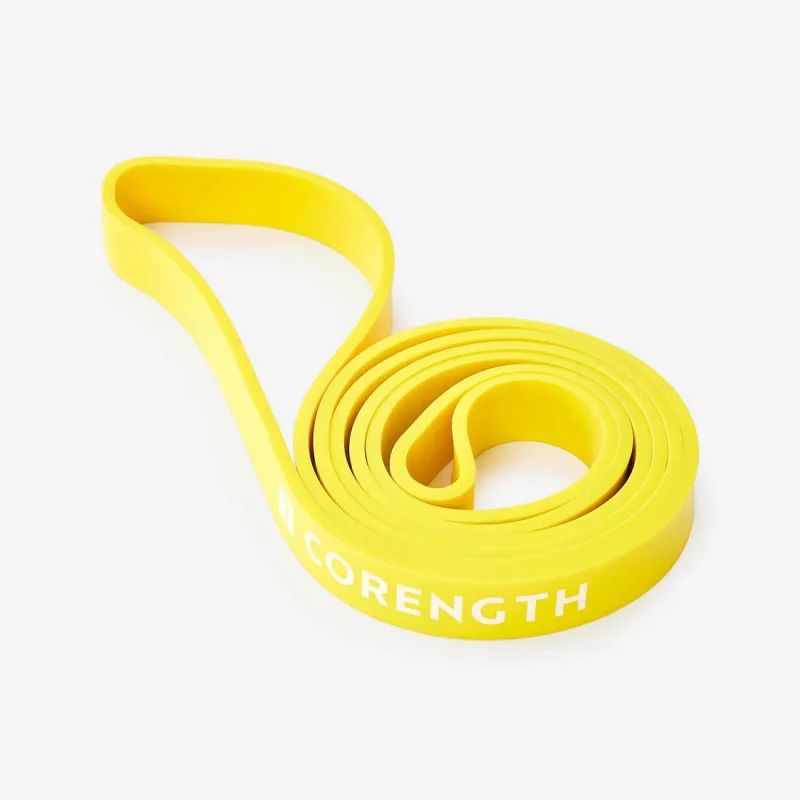 25kg yellow resistance bands for weight training high quality fitness bands