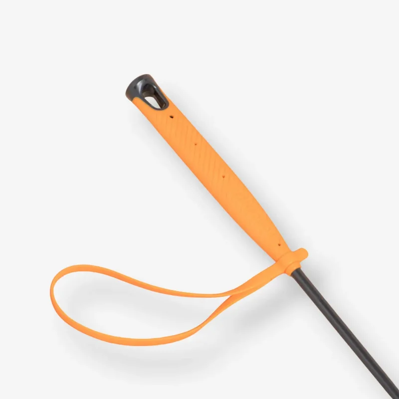 49cm horse riding crop orange navy 140 uni