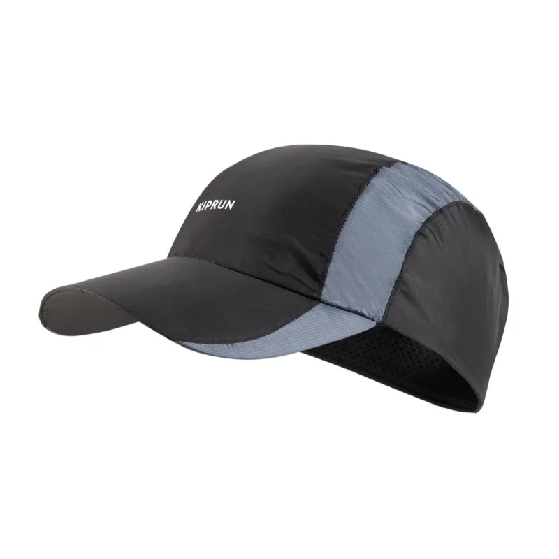 adjustable waterproof running cap for men women black