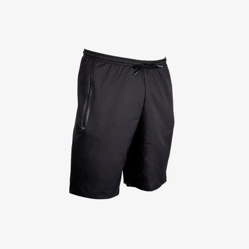 black grey football shorts with zip pockets viralto zip