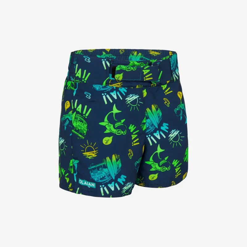 boy s navy blue swim shorts quick dry comfort