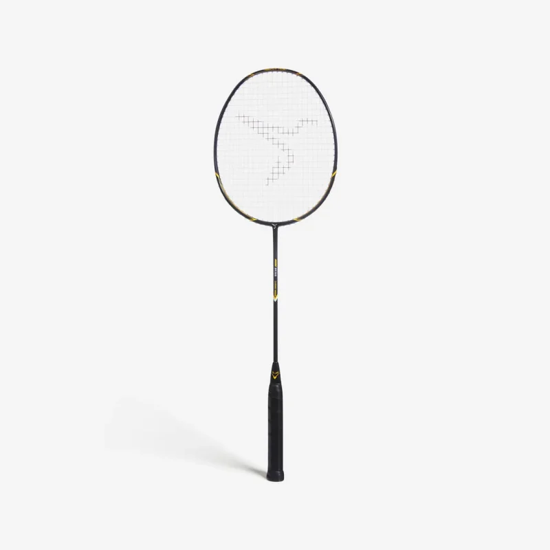 br 500 badminton racket black yellow