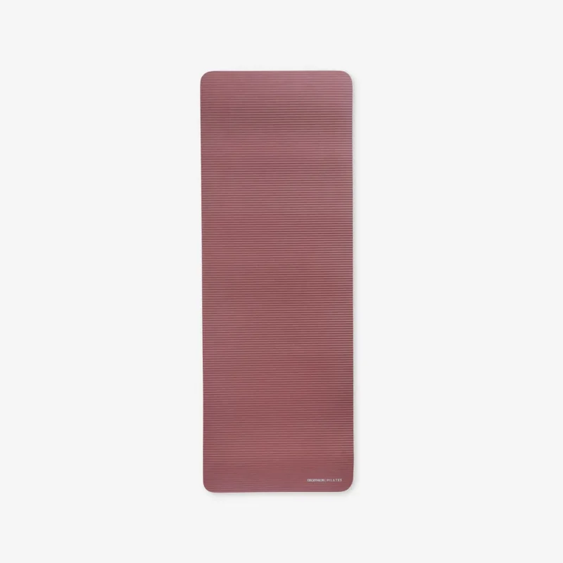 burgundy pilates mat 500 170cm x 58cm x 15mm comfort fit