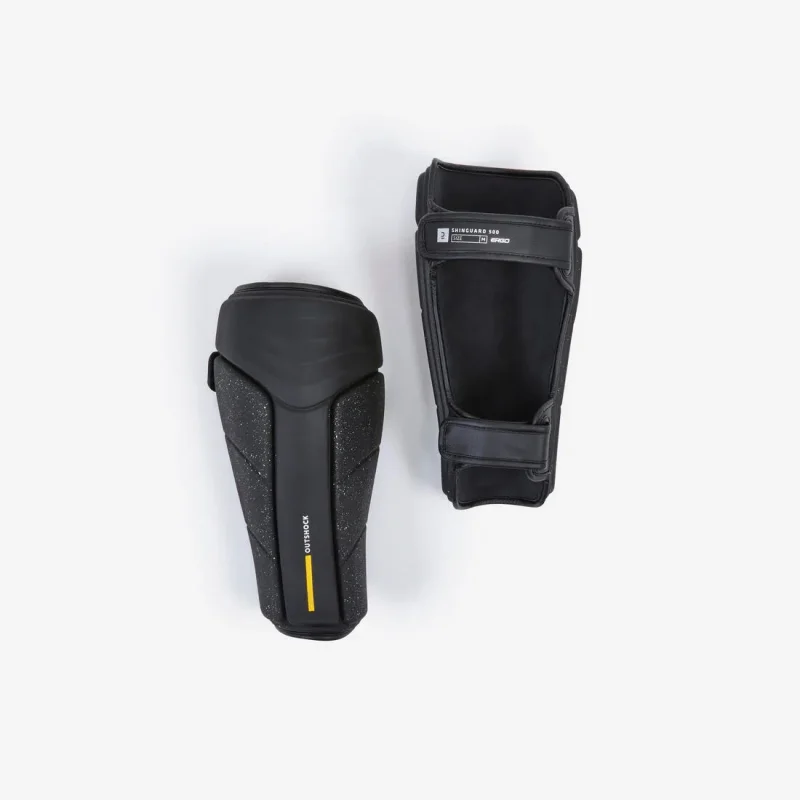 ergonomic black shin guards 500 ultimate protection