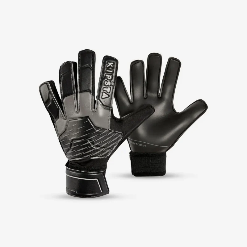 f100 pro goalkeeper gloves black grey