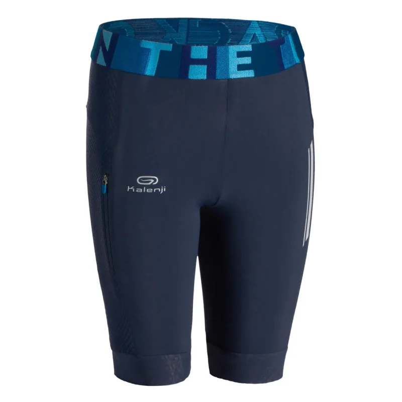 kids athletic tight shorts navy blue