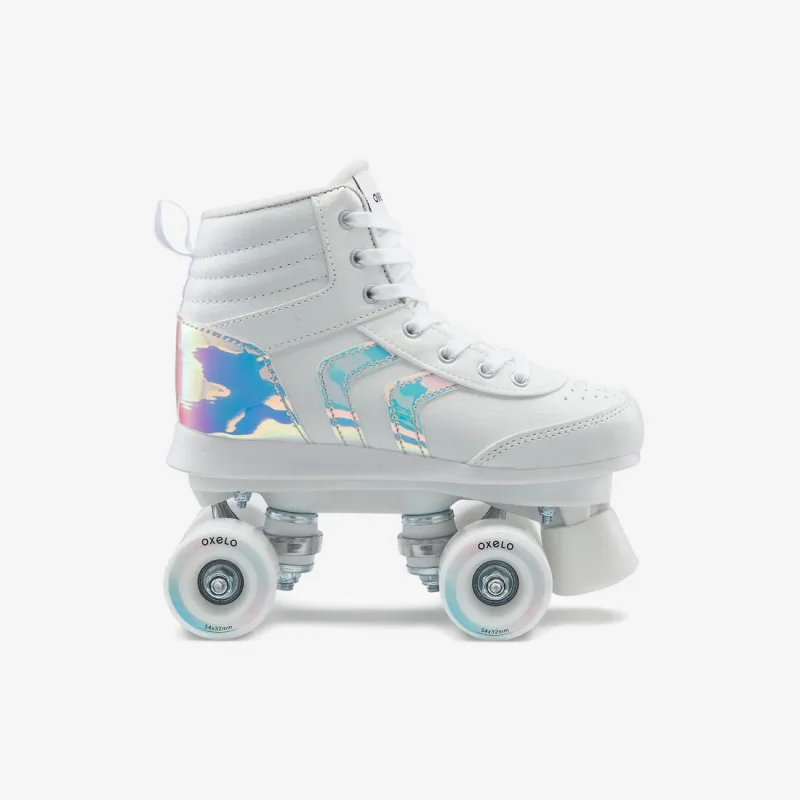 kids quad roller skates 100 holographic