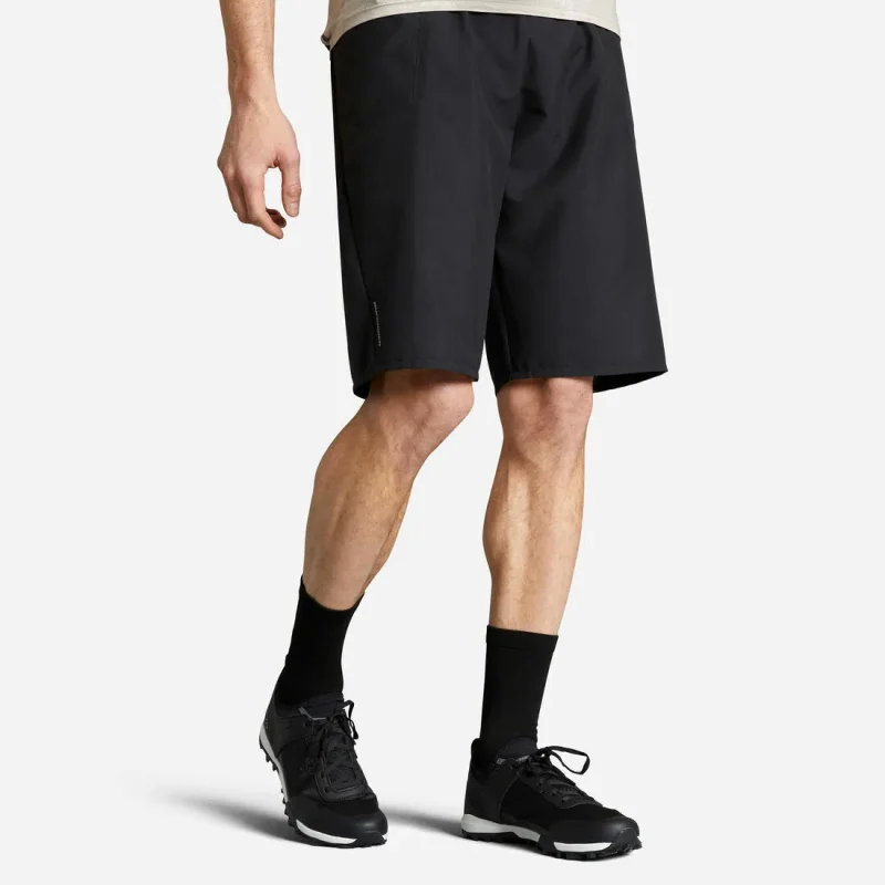 men s black mountain bike shorts essential performance