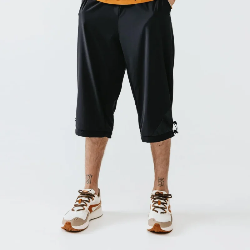 men s breathable running trousers dry black