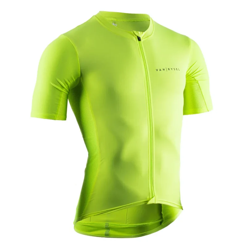 men s short sleeve yellow road cycling jersey summer neo racer