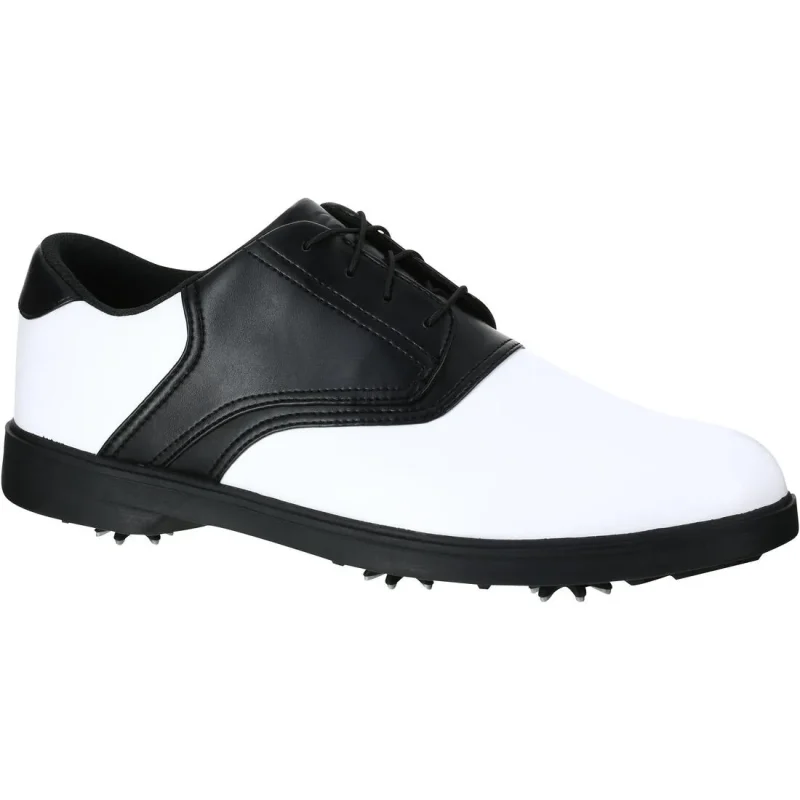 men s spike 500 golf shoes white black