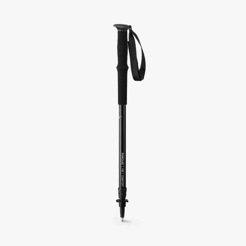 mt100 comfort black hiking pole easy adjust no return