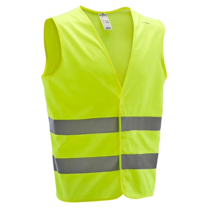 neon yellow high visibility safety vest 500