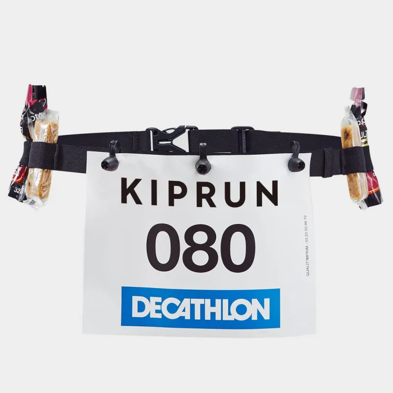 race number belt for running short to marathon distance