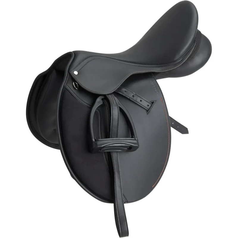 synthia 165 saddle all purpose synthetic riding gear for horse pony