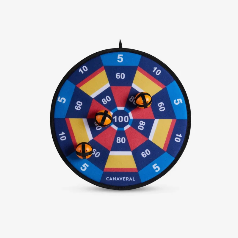 velcro dartboard with kaleidoscope design