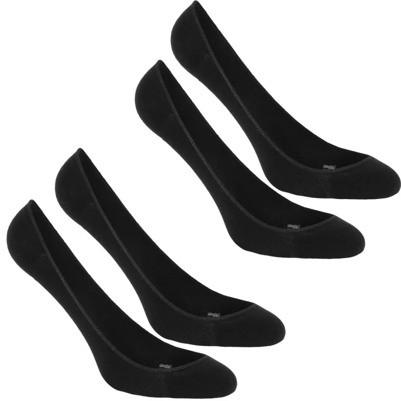 walking socks ws140 ballerina 2 pack black