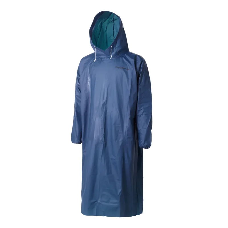 waterproof fishing poncho dark blue