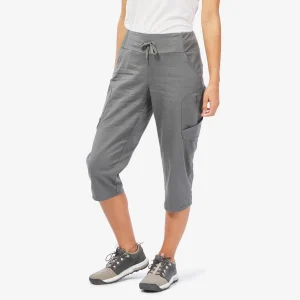 women s cropped hiking trousers nh500