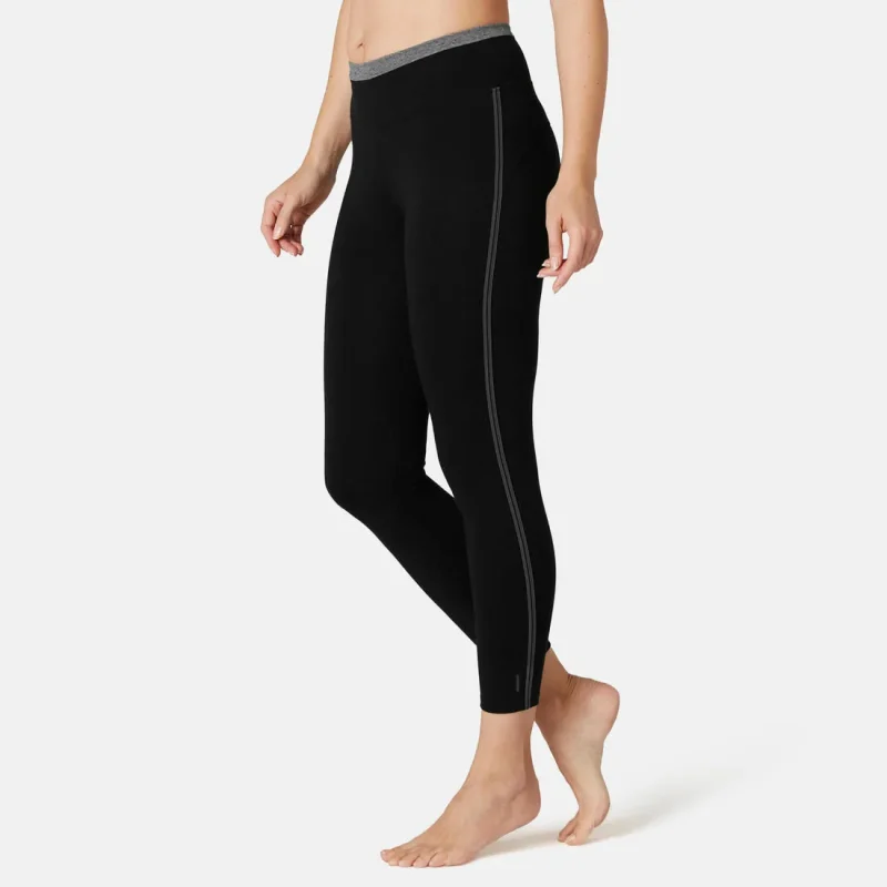 women s slim fit 7 8 pilates leggings black